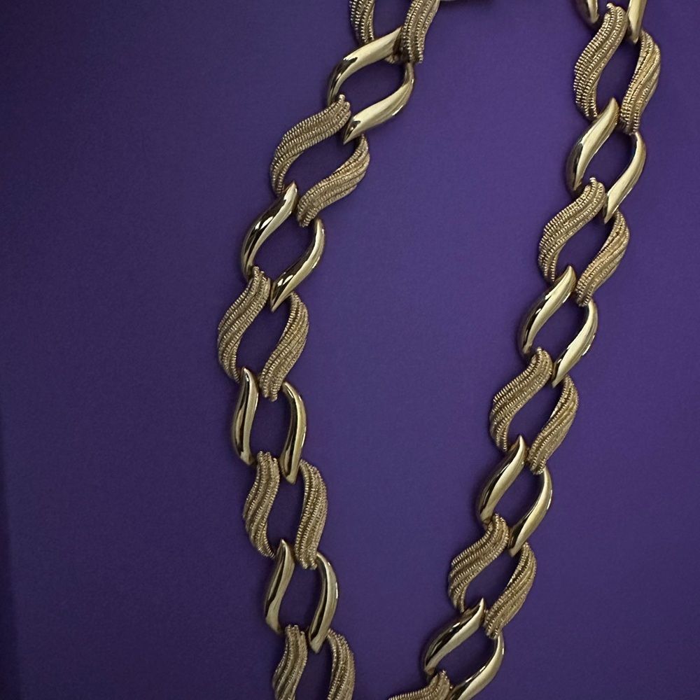 Napier Gold Twisted Chain Necklace